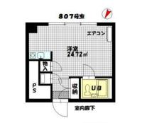 コーポ高砂 間取り図