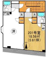 パークハイツK 間取り図