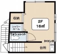 ふらっと雑司が谷 間取り図
