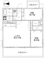 ダイアパレス池袋ルネッサンス 間取り図