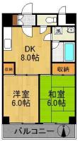 ハイツオーエド 間取り図