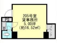 魚又ビル 間取り図