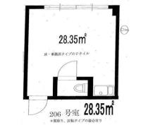 白鷗マンション 間取り図
