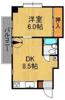 小野田ハイツ 間取り図