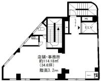平凡立教前ビルA館 間取り図