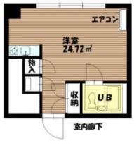 コーポ高砂 間取り図