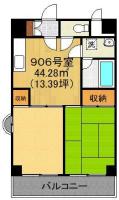 ハイツオーエド 間取り図