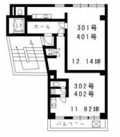 目白久保ビル 間取り図