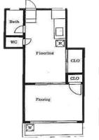 ウエストコーポ 間取り図