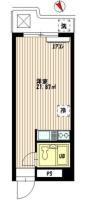 シャトレー東池袋 間取り図