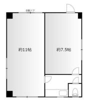 芦川ハイツ 間取り図
