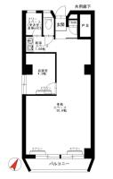 コーポ高砂 間取り図