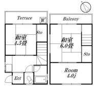 西池袋4丁目店舗事務所 間取り図