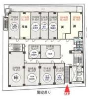 コントワール新宿 間取り図