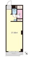 サニーコーポ新宿 間取り図