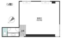 新宿Qフラットビル 間取り図