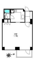 エルプリメント新宿 間取り図
