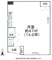 新宿セブンフラット 間取り図