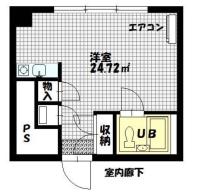 コーポ高砂 間取り図