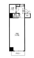 代々木シティホームズ 間取り図