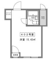 新宿三光町ハイム 間取り図