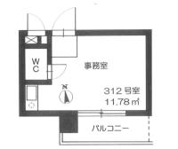 サンパティオ高田馬場 間取り図