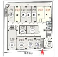 コントワール新宿 間取り図
