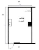 コントワール新宿 間取り図