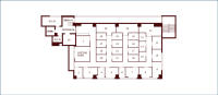 ハローオフィス池袋 3～4名用 間取り図