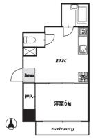 成子坂ハイツ 間取り図