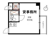 レイフラット新宿 間取り図