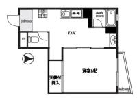 成子坂ハイツ 間取り図