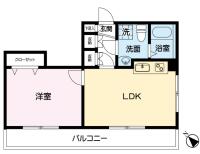 UYO高田馬場ザレジデンス 間取り図