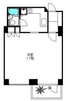 エルプリメント新宿 間取り図