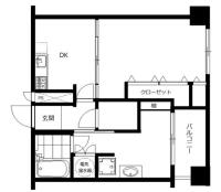 ライオンズマンション西新宿 間取り図