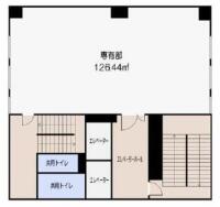 ラ・ベルティ新宿 間取り図