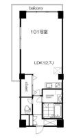 竹嶋マンション 間取り図