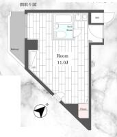 陽輪台西新宿 間取り図