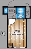 新宿三光町ハイム 間取り図