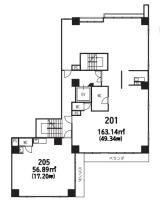 成子坂ハイツ 間取り図