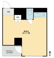 代々木シティホームズ 間取り図