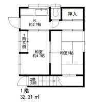 東池袋貸倉庫D棟 間取り図