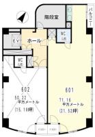 西新宿TOKビル 間取り図