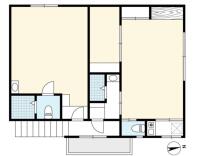 代々木アパート 間取り図