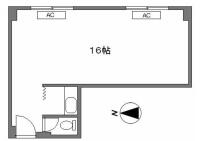新宿Qフラットビル 間取り図