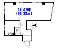 御苑ハイツ 間取り図