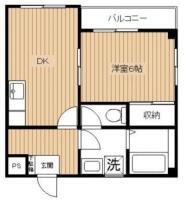 MAN巣鴨 間取り図