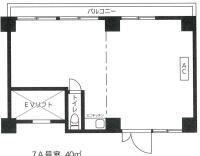 スリーゴールド東新宿ビル 間取り図