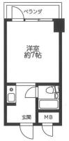 ドミール池袋 間取り図