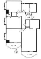 パークハイムウエスト 間取り図